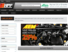 Tablet Screenshot of horsepowerfreaks.com